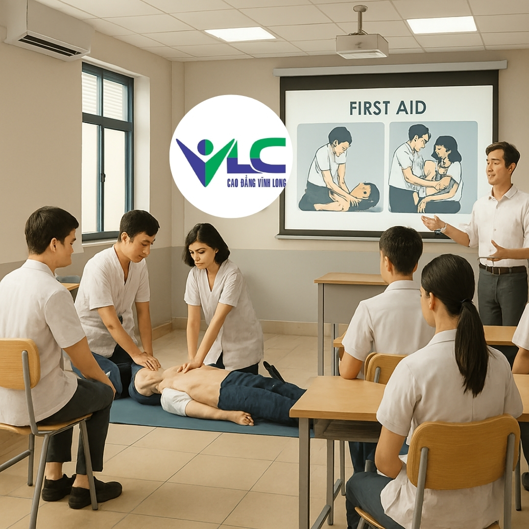 Khai Giảng Lớp Nhân Viên Y Tế Tại Cơ Sở Giáo Dục – Trường Cao Đẳng Vĩnh Long